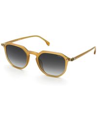 Lozza - Sl4350 Roma 8 0T91 Sunglasses Acetate Smoke Geometric Normal Nuanced - Lyst