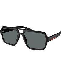 Prada Linea Rossa - Ps A06S Dg002G Sunglasses Injected Pilot Polarized - Lyst