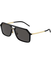 Dolce & Gabbana - Dg6196 252587 Sunglasses Injected Pilot Normal - Lyst