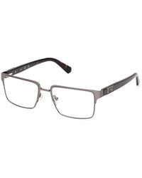 Guess - Gu50370 002 Optical Frames Metal Squared Normal - Lyst