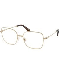 Swarovski - Sk1041 4013 Optical Frames Metal Transparent Squared Normal - Lyst