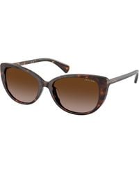 Ralph Lauren - Ra5340U 500313 Sunglasses Acetate Butterfly Normal Shaded - Lyst