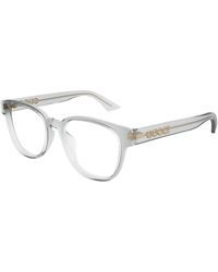 Gucci - Gg1746Oa 003 Optical Frames Acetate Transparent Round - Lyst