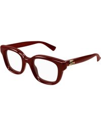 Gucci - Gg1831O 007 Optical Frames Injected Transparent Squared - Lyst
