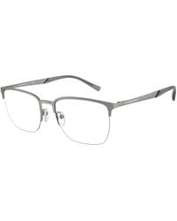 Emporio Armani - Ea1151 3303 Optical Frames Metal Transparent Pillow Normal - Lyst