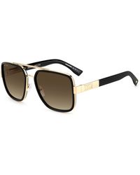 DSquared² - D2 0060/S Rhl/Ha Sunglasses Acetate Squared Shaded - Lyst