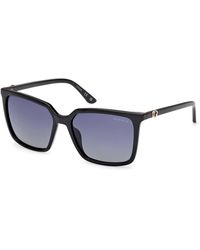 Guess - Gu00258 01D Sunglasses Injected Smoke Squared Polarized - Lyst
