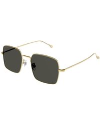 Gucci - Gg1184S 001 Sunglasses Metal Squared Normal - Lyst