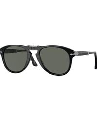 Persol - Po0714 Folding 95/58 Sunglasses Acetate Pilot Polarized - Lyst