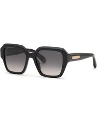 Philipp Plein - Spp216M Plein Pure 700 Sunglasses Acetate Smoke Squared Normal Nuanced - Lyst