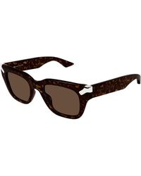 McQueen - Am0439S 003 Sunglasses Acetate Squared - Lyst