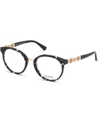 Guess - Gu2834 050 Optical Frames Acetate Round Normal - Lyst