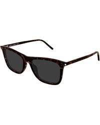 Saint Laurent - Sl 895 002 Sunglasses Acetate Squared - Lyst