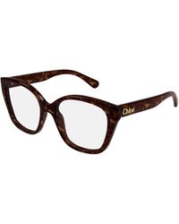 Chloé - Ch0241O 002 Optical Frames Acetate Transparent Cat Eye - Lyst