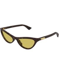 Bottega Veneta - Bv1414S 002 Sunglasses Acetate Cat Eye - Lyst