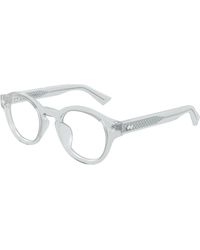 Bottega Veneta - Bv1444Oa 003 Optical Frames Acetate Transparent Round - Lyst