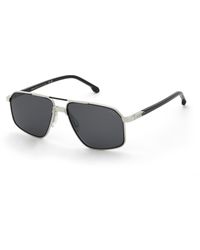 Lozza - Sl2447 579 Sunglasses Metal Smoke Geometric Normal - Lyst