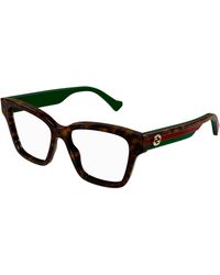 Gucci - Gg1302O 006 Optical Frames Plastic Squared - Lyst
