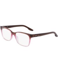 Nike - 7177 277 Optical Frames Acetate Squared Normal - Lyst