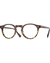 Oliver Peoples - Ov5186 Gregory Peck 1756 Optical Frames Acetate Transparent Pantos Normal - Lyst