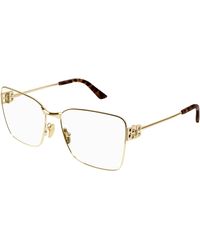 Balenciaga - Bb0339O 002 Optical Frames Acetate Transparent Squared - Lyst