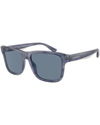 Emporio Armani - Ea4208 605480 Sunglasses Acetate Pillow Polarized - Lyst