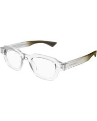 Saint Laurent - Sl 791 Opt 003 Optical Frames Acetate Transparent Squared - Lyst
