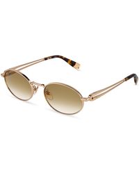 Furla - Sfub30 300 Sunglasses Metal Geometric Normal Nuanced - Lyst
