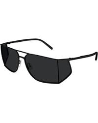 Saint Laurent - Sl 750 001 Sunglasses Metal Squared - Lyst