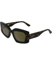 KARL LAGERFELD - Kl6206S 017 Sunglasses Acetate Squared Normal - Lyst