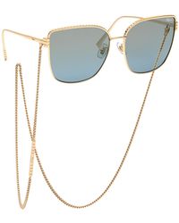 Chopard - Ikchg67 300G Sunglasses Metal Squared Anti-Glare Mirrored - Lyst