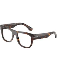 Dolce & Gabbana - Dg3407 502 Optical Frames Acetate Transparent Squared Normal - Lyst