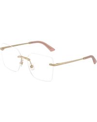 Jimmy Choo - Jc2020B 3028 Optical Frames Metal Transparent Squared Normal - Lyst