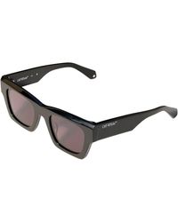 Off-White c/o Virgil Abloh - Ow1006 Davie 1007 Sunglasses Acetate Smoke Squared Normal - Lyst