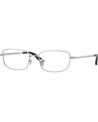 Versace - Ve1324D 1526 Optical Frames Steel Transparent Pillow Normal - Lyst