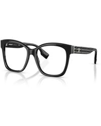 Burberry - Be2363 Sylvie 3001 Optical Frames Acetate Squared Normal - Lyst