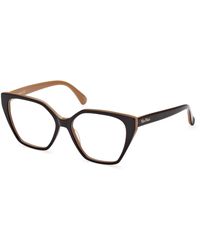 Max Mara - Mm5085 050 Optical Frames Acetate Geometric Normal - Lyst