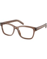 Prada - Pr B10V 28I1O1 Optical Frames Acetate Squared Normal - Lyst