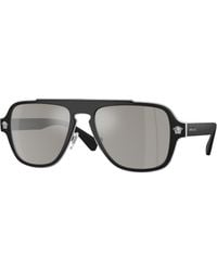 Versace - Ve2199 10006G Sunglasses Metal Geometric Mirrored - Lyst