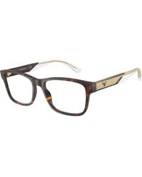 Emporio Armani - Ea3239 5002 Optical Frames Acetate Squared Normal - Lyst