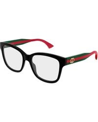Gucci - Gg0038Onn 001 Optical Frames Acetate Transparent Butterfly - Lyst