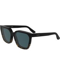 Calvin Klein - Ck25500S 006 Sunglasses Acetate Squared Normal - Lyst