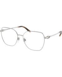 Ralph Lauren - Rl5138 9001 Optical Frames Metal Transparent Squared Normal - Lyst