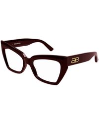 Balenciaga - Bb0275O 001 Optical Frames Acetate Butterfly - Lyst