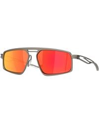 Oakley - Oo6031 Bushwick 603102 Sunglasses Titanium Squared Normal - Lyst