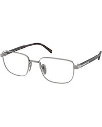 Prada - Pr B51V 1Bc1O1 Optical Frames Squared Normal - Lyst