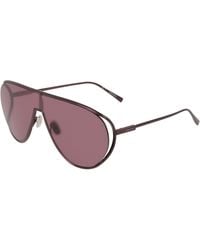 Ferragamo - Sf323S 601 Sunglasses Metal Pilot Normal - Lyst