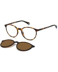 Polaroid - Pld 6137/Cs 086/Sp Sunglasses Plastic Copper Round Polarized - Lyst