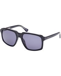Web - We0378 92V Sunglasses Acetate Squared Normal - Lyst