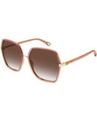 Chloé - Ch0262S 005 Sunglasses Bio-Injected Squared - Lyst